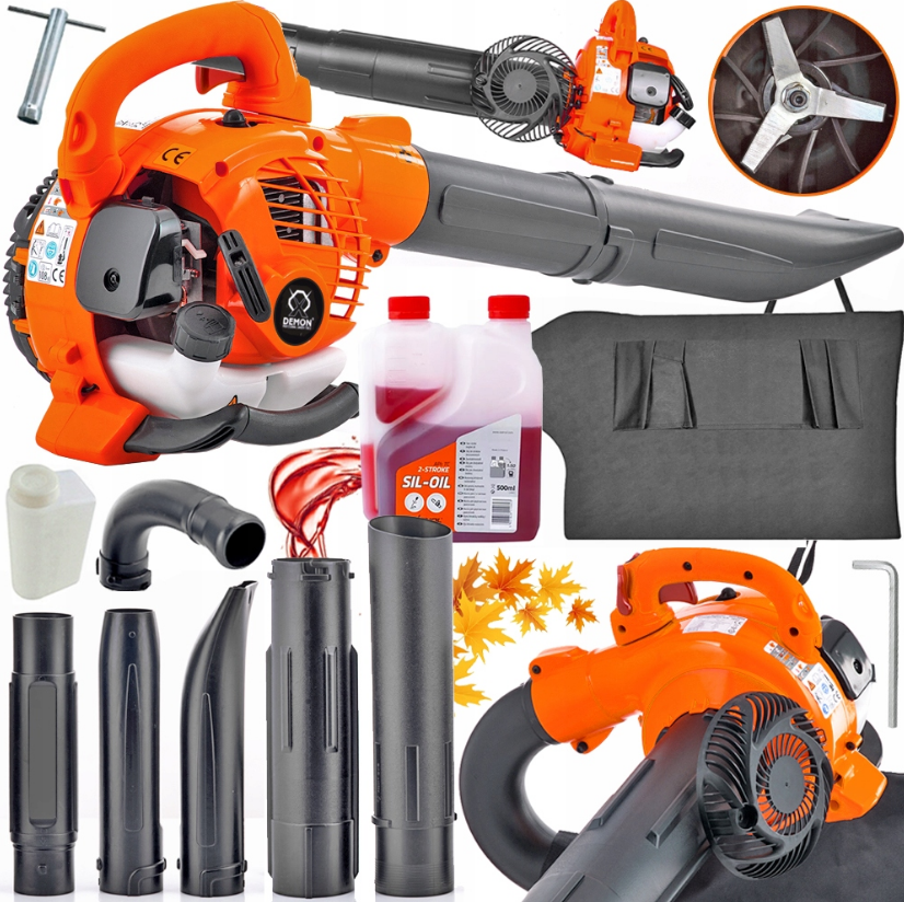 Садовий пилосос бензиновий Demon 3000Вт (Польща), фото 1