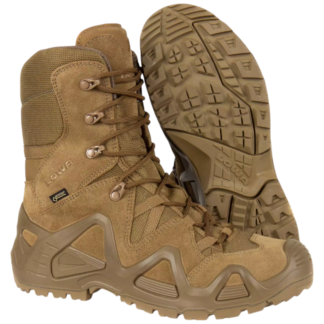 Тактичні черевики берці високі всесезонні Lowa Zephyr GTX HI TF Coyote OP