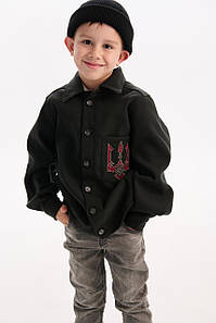 Кашемірова  сорочка для хлопчика MEREZHKA "Тризуб"