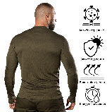 Лонгслів Chiton CoolPass Antistatic Олива (7044), XXL, фото 3