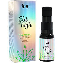 Збуджувальний гель для клітора Intt Clit Me On High Cannabis Oil 15 мл, сильна стимуляція KW