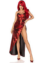 Еротична сукня Leg Avenue Shimmer bodysuit with skirt L, фото 4