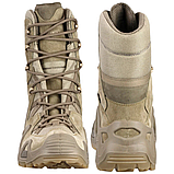 Тактичні черевики берці високі всесезонні  Lowa Zephyr GTX HI TF DESERT, фото 2