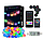 Розумна водонепроникна вулична світлодіодна гірлянда RGB Матова кулька 10 м APP Bluetooth (USB) + пульт, фото 4