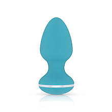 Анальна вібропробка Cala Azul – Blanca Vibrating anal plug, 10 режимів