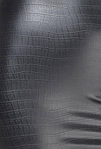 Трусики-стрінги Noir Handmade P012 Wild, 3XL, під латекс, крокодиловий принт, застібки з боків, фото 4