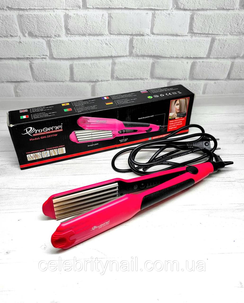 Гофре для волосся Gemei GM-2977 W
