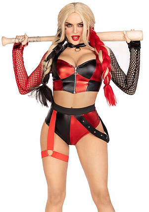 Еротичний костюм Leg Avenue Crime Spree Sweetie Costume XS, топ, шорти, фото 1