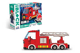 Конструктор Пожежна машина 186 деталей Kids hits IBLOCK JUNIOR KH17/001/3