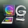 Розумна настільна бездротова лампа Bluetooth із зарядкою та будильником Smart Light Machine G63, фото 9