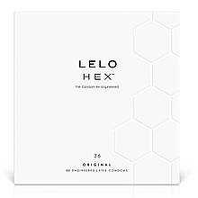 Презервативи LELO HEX Condoms Original 36 Pack, тонкі та суперміцні