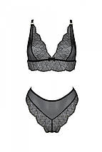 Комплект Passion AMBERLY SET black, L/XL, бралет і трусики бразиліана, фото 3