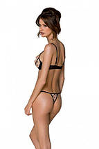 Еротичний комплект Passion MARINA SET WITH OPEN BRA, L/XL, beige, відкриті чашки, фото 2