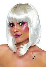 Leg Avenue Pearl short natural bob wig White KW