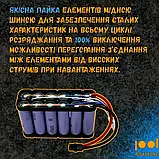 AKБ у ЗАХИСНОМУ ПЛАСТИКОВОМУ КОРПУСІ 4S1Р 4000mАh 14.8V 45А із елементів 21.700, фото 8
