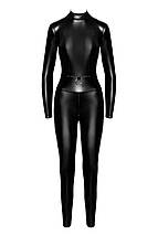 Комбінезон Noir Handmade F319 Caged, XXL, під латекс, довгий рукав, з доступом, кільце на поясі, фото 5