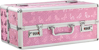 Великий кейс для зберігання секс-іграшок BMS Factory Large Lokable Vibrator Case Pink, кодовий замок, фото 3