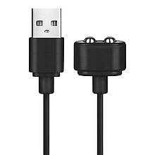 Заряджання (запасний кабель) для іграшок Satisfyer USB charging cable Black KW
