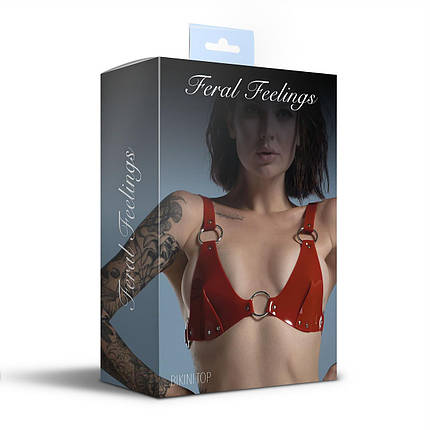 Ліф класичний Feral Feelings - Bikini Top Red, фото 2