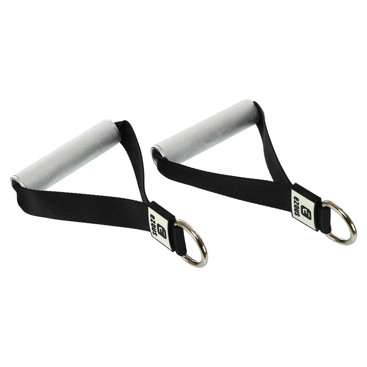 Ручки для еспандера ручки-стропи для тяги ALUMINUM HANDLES EZOUS F-02-E 2 шт., фото 1