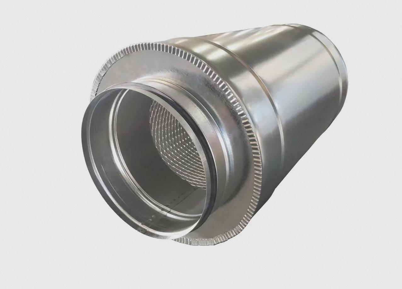 Шумоглушник круглий канальний C-GKK-250-900 (250 діаметр / 900 довжина), фото 1