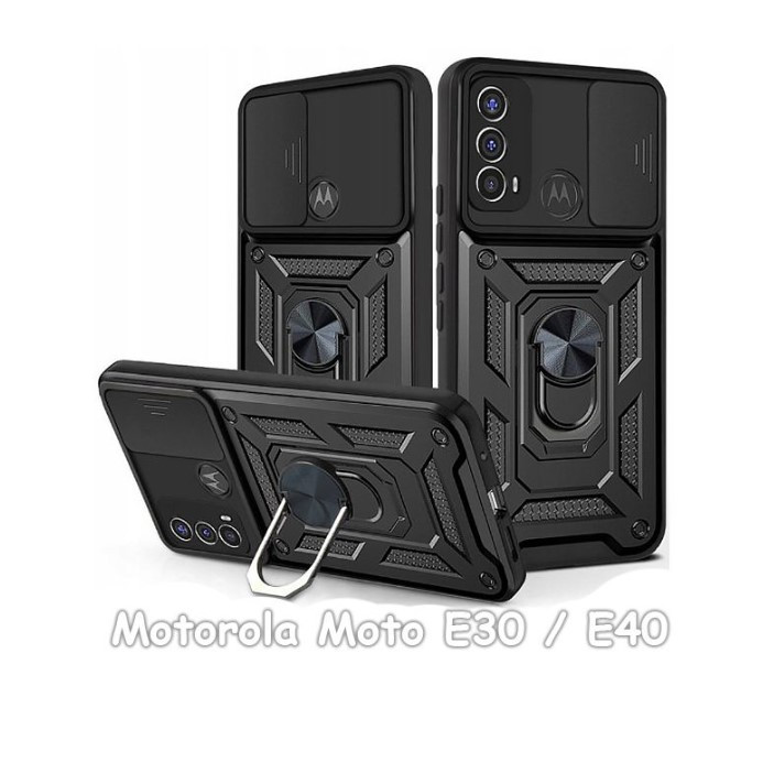 Ударостійкий чохол Camshield Serge Ring for Magnet для Motorola Moto E30/ E40