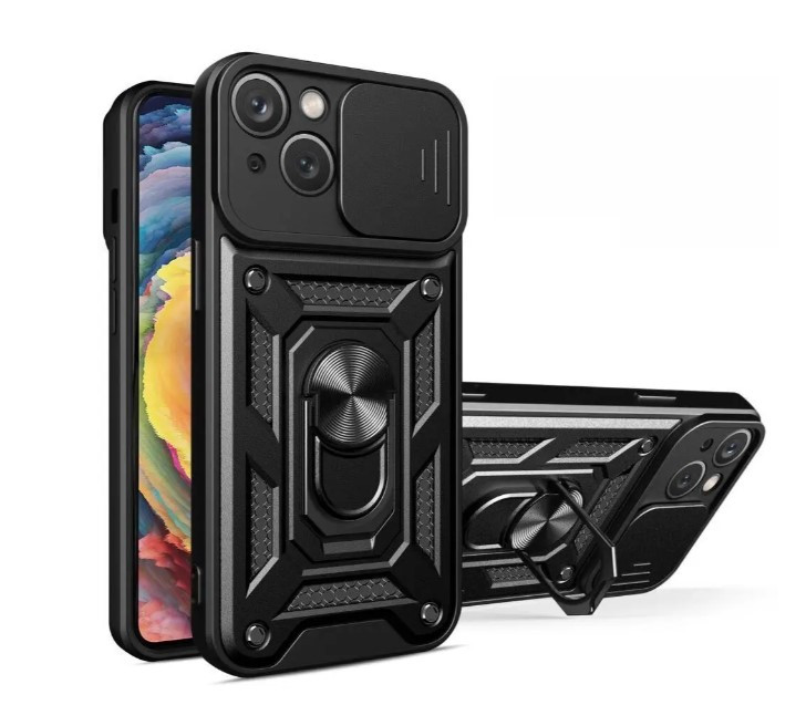 Ударостійкий чохол Camshield Serge Ring for Magnet для Apple Iphone 15, фото 1
