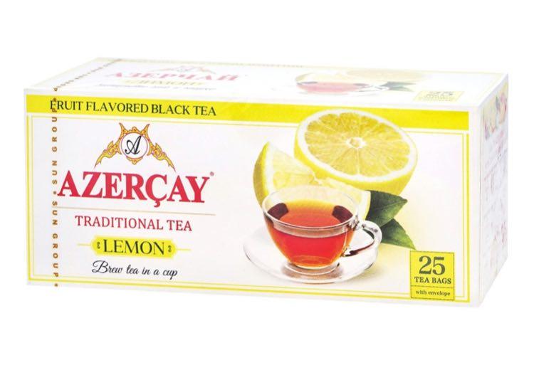 Чай чорний Azercay bags ЛИМОН у конвертах 25шт*1,8г, (Азерчай), фото 1