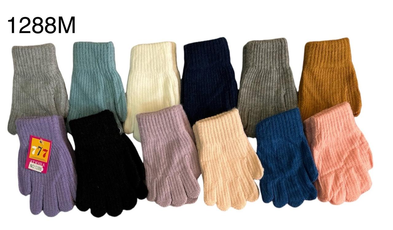 Оптом Однотонні рукавички для хлопчиків та дівчаток  в Україні