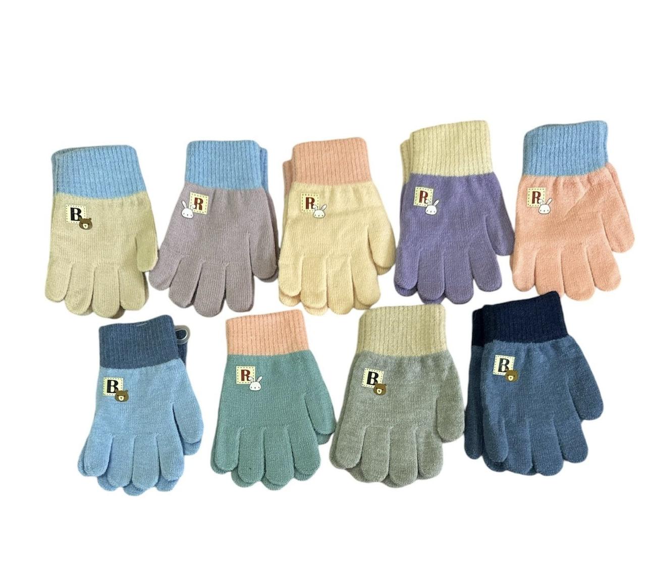 Оптом Рукавички дитячі одинарні у розмірі М