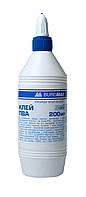 Клей ПВА 200 мл, JOBMAX, ковпачок-дозатор, 4 шт. в уп.