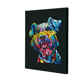 Картина за номерами Riviera Blanca Веселкове цуценя 40x50 см (RB-1150)