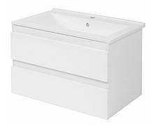 Тумба підвісна з умивальником "Еліт ", білий глянец