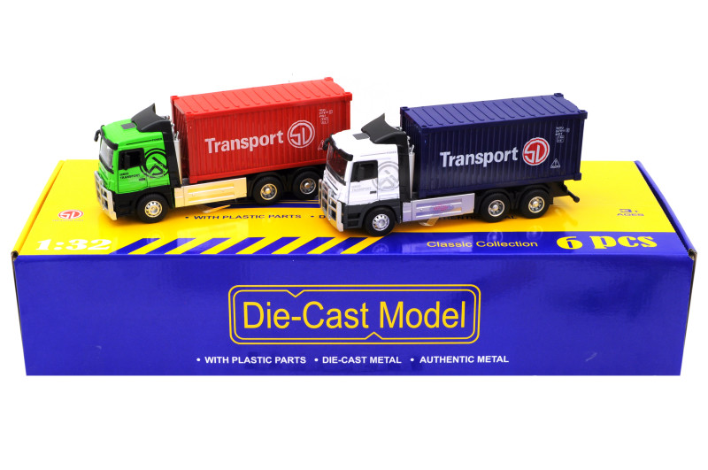 Вантажівка металева, озвуч, зі світл /8/48/%6 шт. в кор. 55*23*11см, фото 1