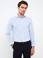 Блакитна чоловіча сорочка LC Waikiki/ЛС Вайкі, класика