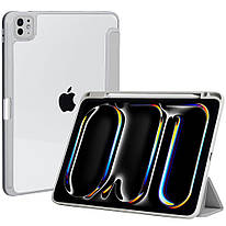 Чохол Galeo Hybrid Case with Pencil Holder для Apple iPad Pro 11 M4 (2024) Grey