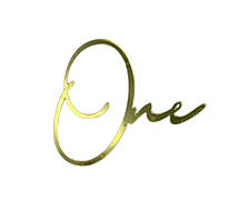 Дзеркальний топер One ЗОЛОТО