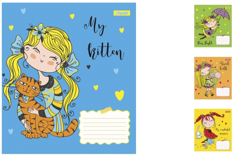 А5/12 кл. 1В Happy girl, зошит учнів. 25 шт. уп. //, фото 1
