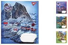 А5/18 лін. YES Northern travel, зошит учнів.25шт. в уп. //