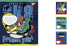 А5/18 лін. YES Skates, зошит учнів.25шт. в уп. //