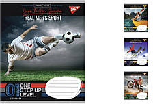 А5/24 лін. YES Real sport, пошитий учнів.20 шт. в уп. //