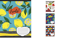А5/36 лін. YES Fruits, зошит дя записів15шт. в уп. //