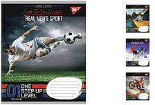 А5/36 лін. YES Real sport, зошит дя записів15шт. в уп. //
