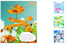 А5/60 кл. 1В Summer flowers, зошит дя записів 10 шт. у. уп. //