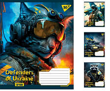 А5/36 лін. YES Defenders of Ukraine, зошит для записів 15 шт. в уп. //