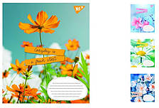 А5/60 лін. 1В Summer flowers, зошит дя записів10шт. в уп. //