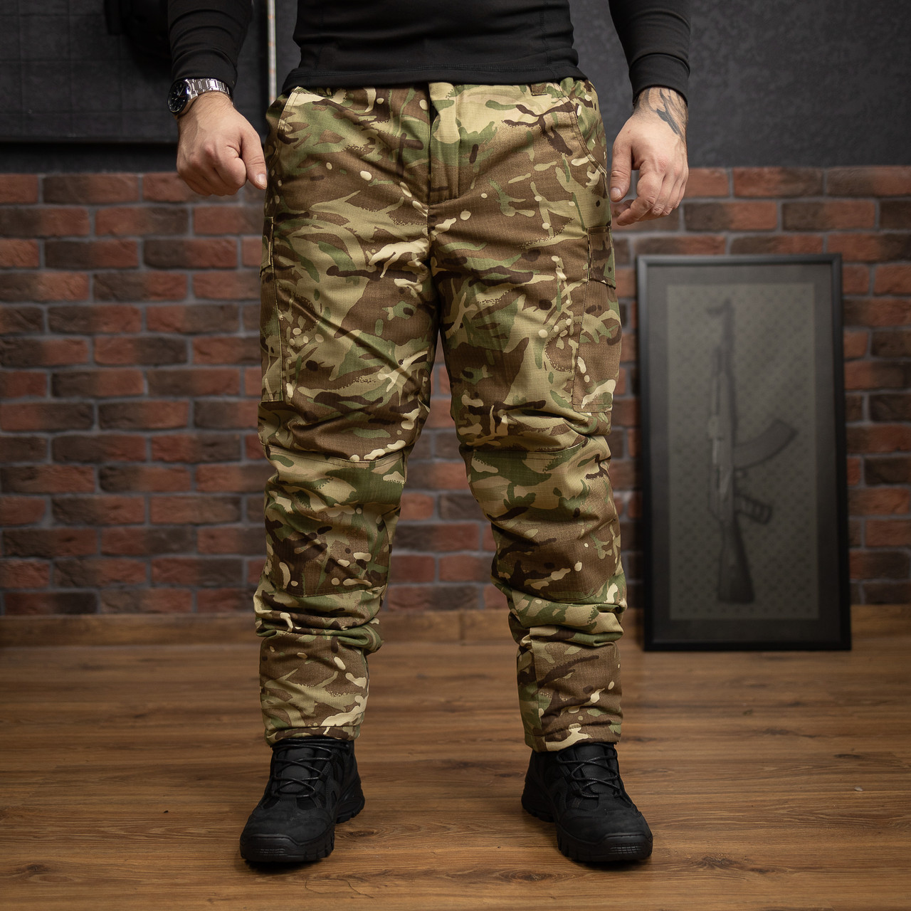 Штани зимові тактичні на омні-хіт (мультикам) 4 кишені Patriot, фото 1