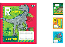 А5/12 кл. YES Jurassic World, зошит учнів. 25 шт. уп. //