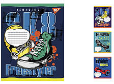 А5/12 кл. YES Skates, зошит учнів. 25 шт. уп. //