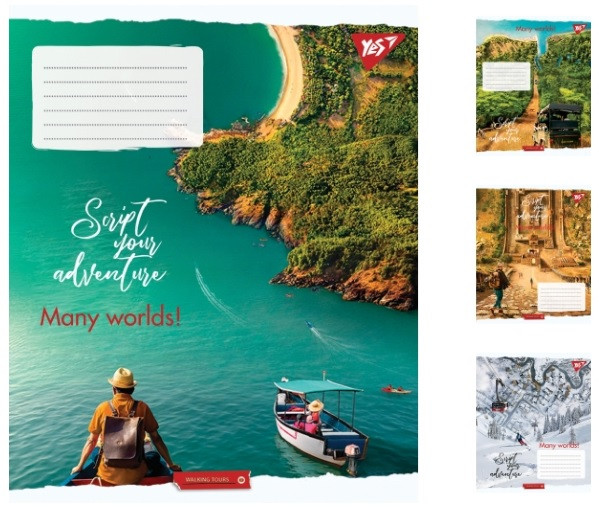 А5/24 кл. YES Many worlds!, зошит учнів. 20 шт. в уп 53, фото 1